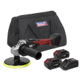 SV20 Series 150mm Cordless Rotary Polisher 20V 4Ah - 2 Batteries CP20VRPKIT2
