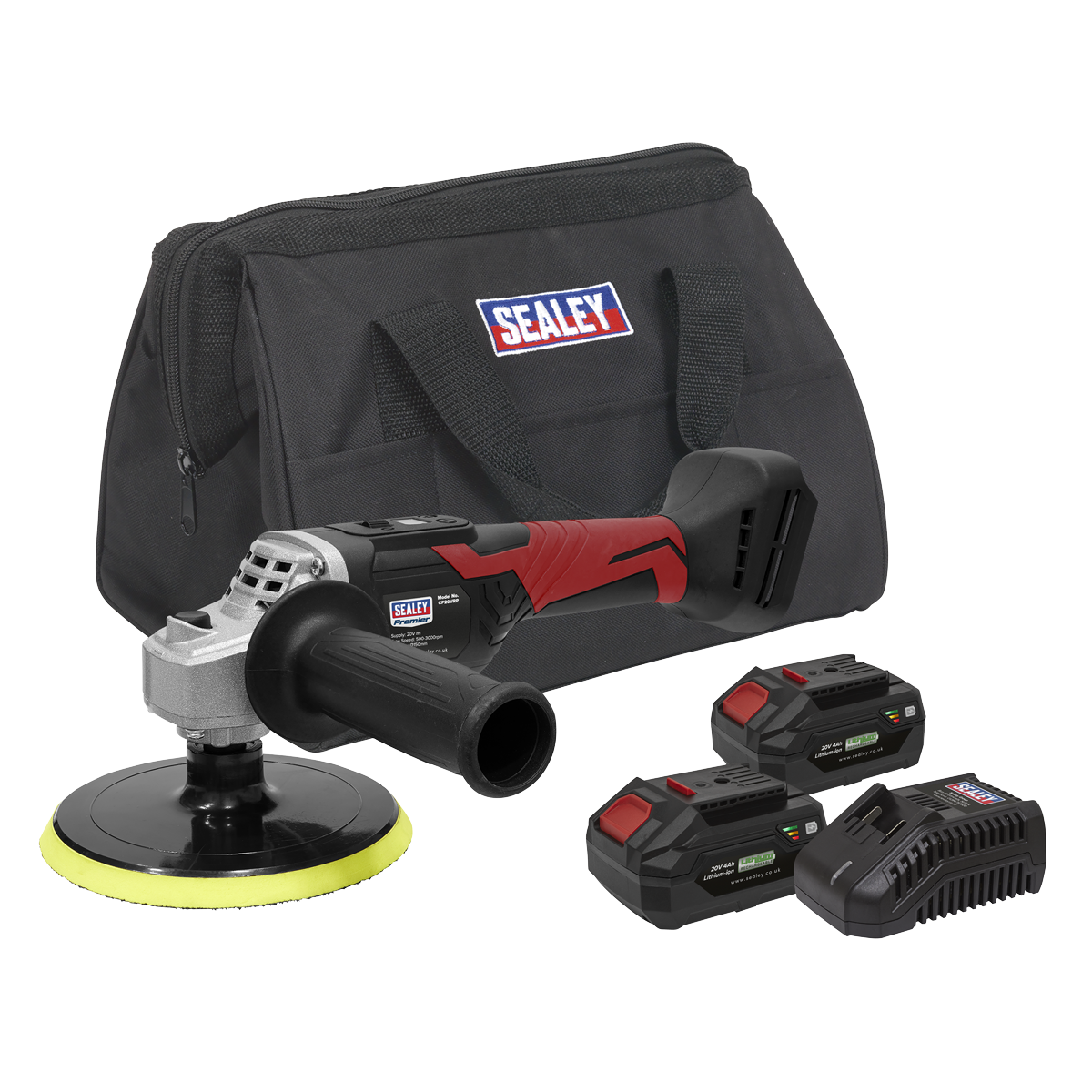 SV20 Series 150mm Cordless Rotary Polisher 20V 4Ah - 2 Batteries CP20VRPKIT2
