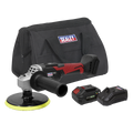 SV20 Series 150mm Cordless Rotary Polisher 20V 4Ah & Euro Plug CP20VRPKITEU