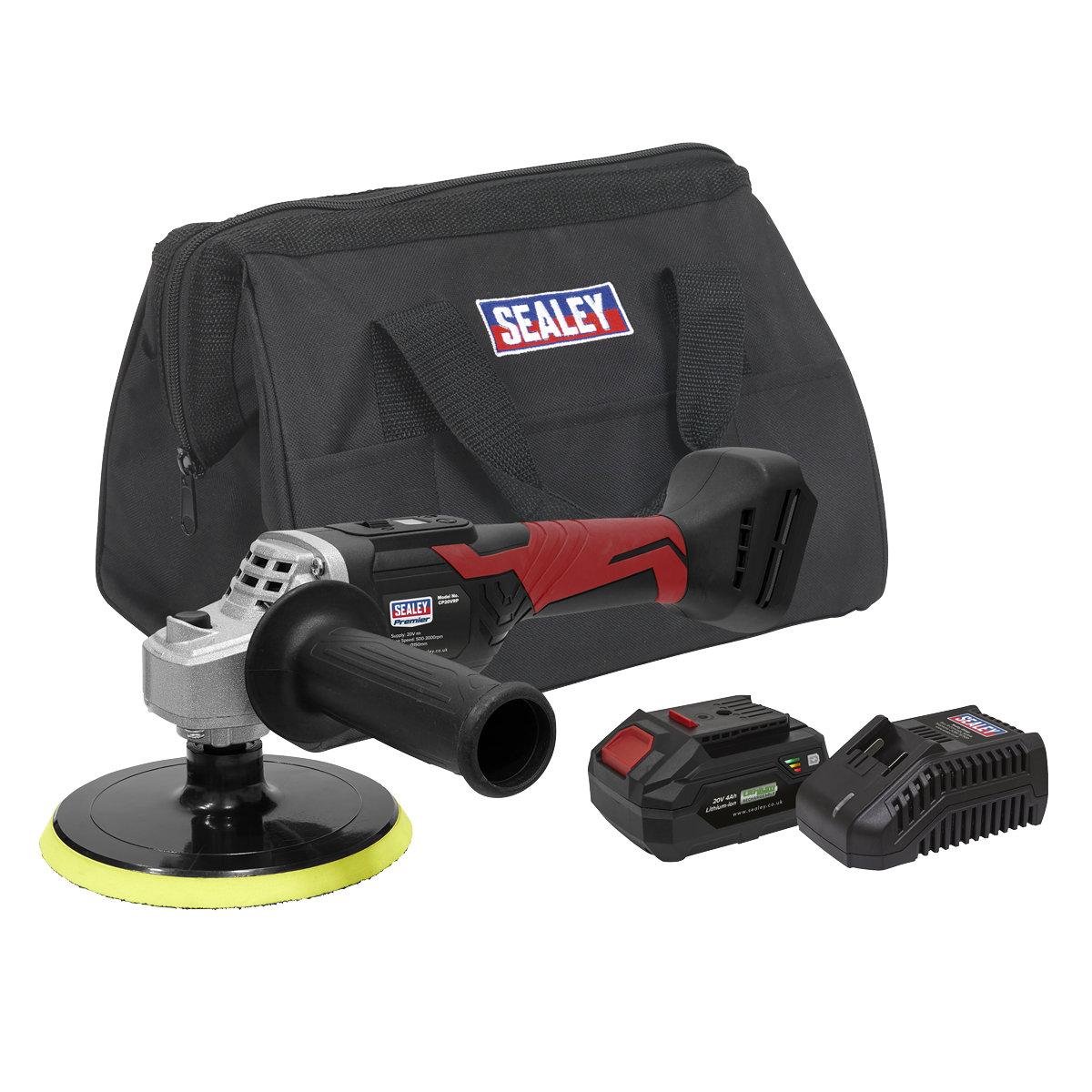 SV20 Series 150mm Cordless Rotary Polisher 20V 4Ah & Euro Plug CP20VRPKITEU