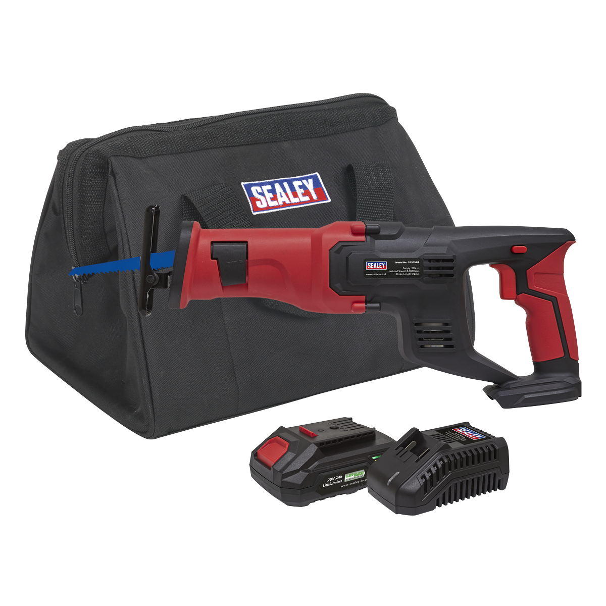 SV20 Series Cordless Reciprocating Saw Kit 20V 2Ah CP20VRSKIT1