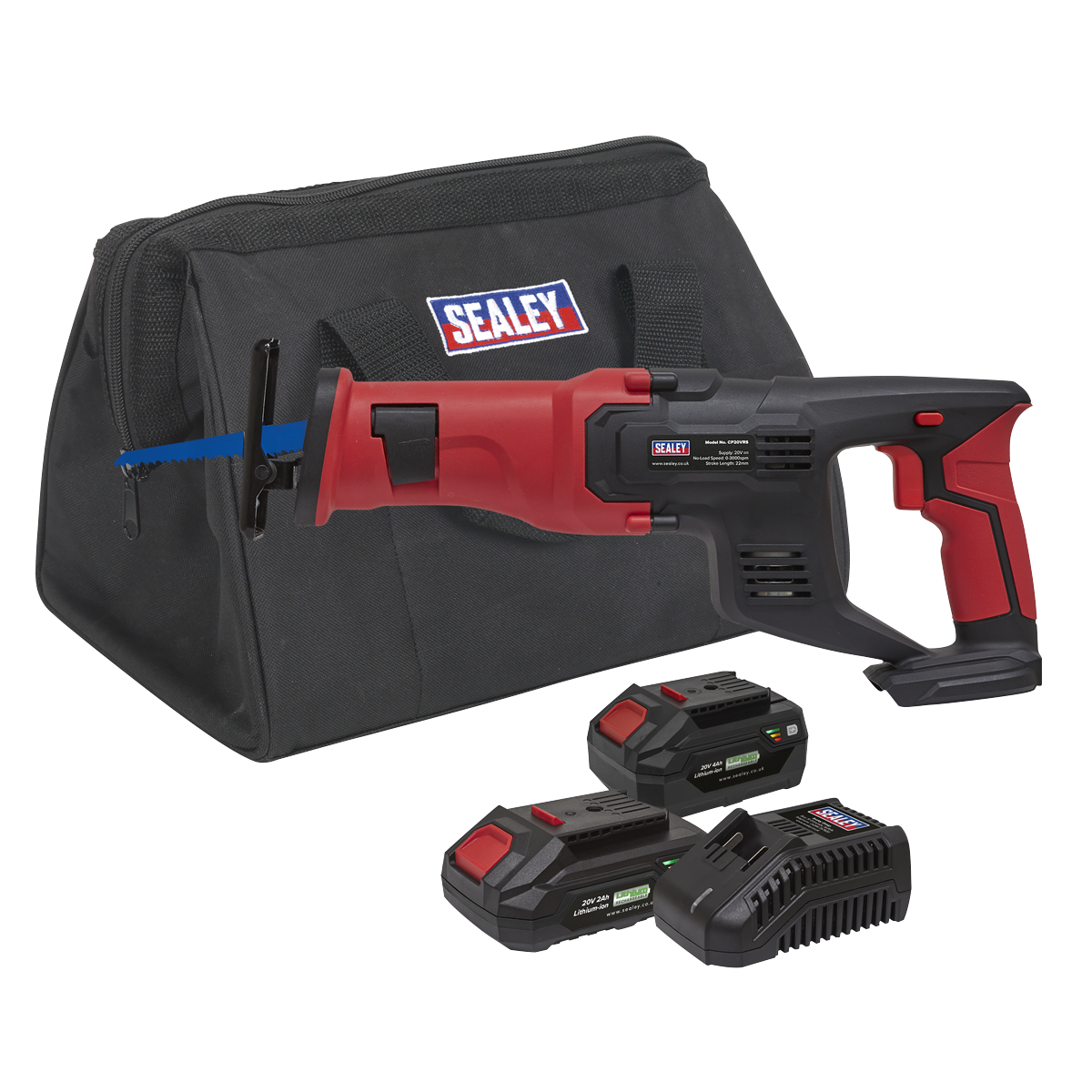 SV20 Series Cordless Reciprocating Saw 20V - 2 Batteries CP20VRSKIT