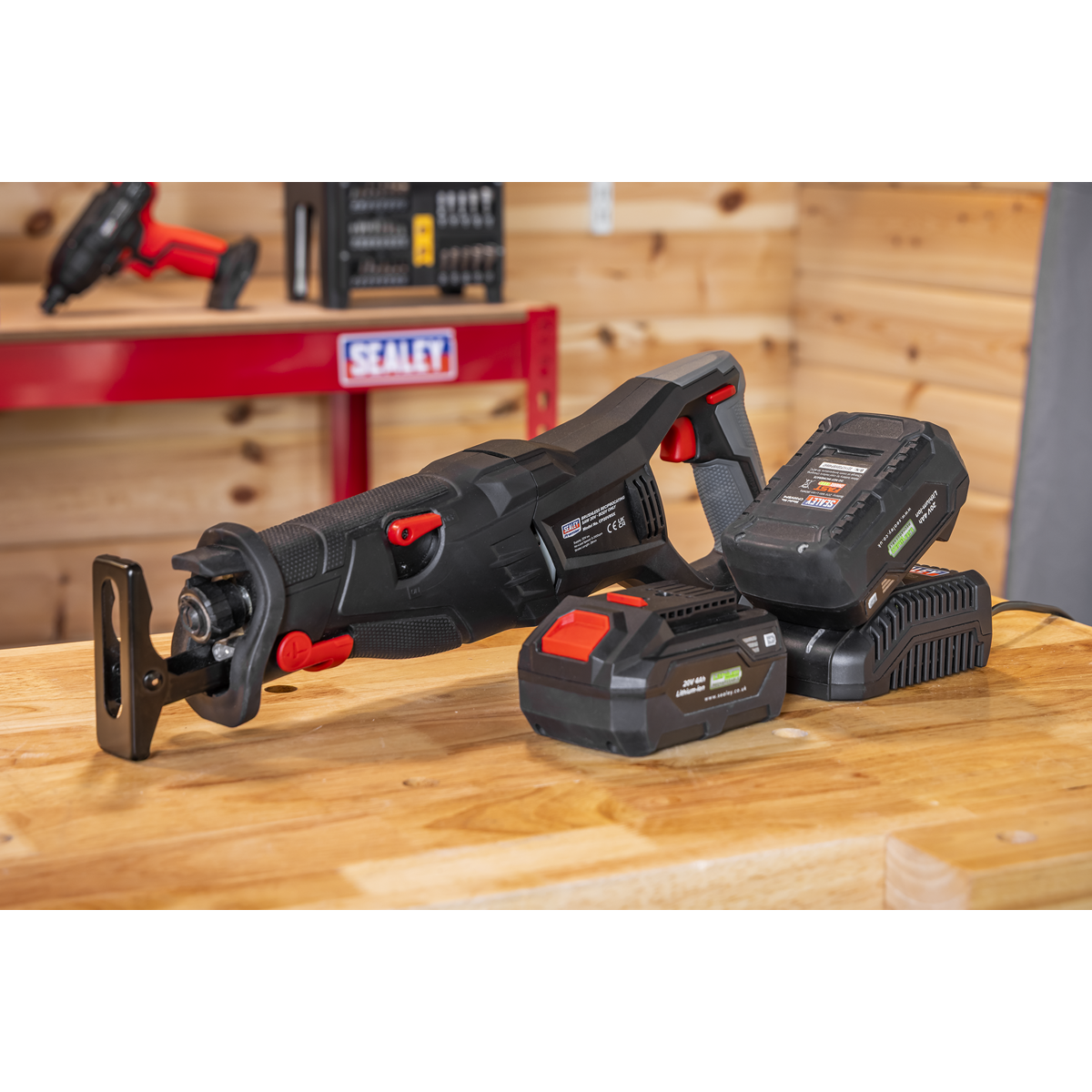 SV20 Series Brushless Cordless Reciprocating Saw 20V 4Ah Kit - 2 Batteries CP20VRSXKIT
