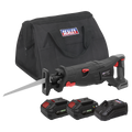 SV20 Series Brushless Cordless Reciprocating Saw 20V 4Ah Kit - 2 Batteries CP20VRSXKIT