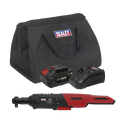 SV20 Series 3/8"Sq Drive Cordless Ratchet Wrench Kit 60Nm 20V 4Ah CP20VRWKIT1