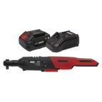 SV20 Series 3/8"Sq Drive Cordless Ratchet Wrench Kit 60Nm 20V 4Ah CP20VRWKIT1