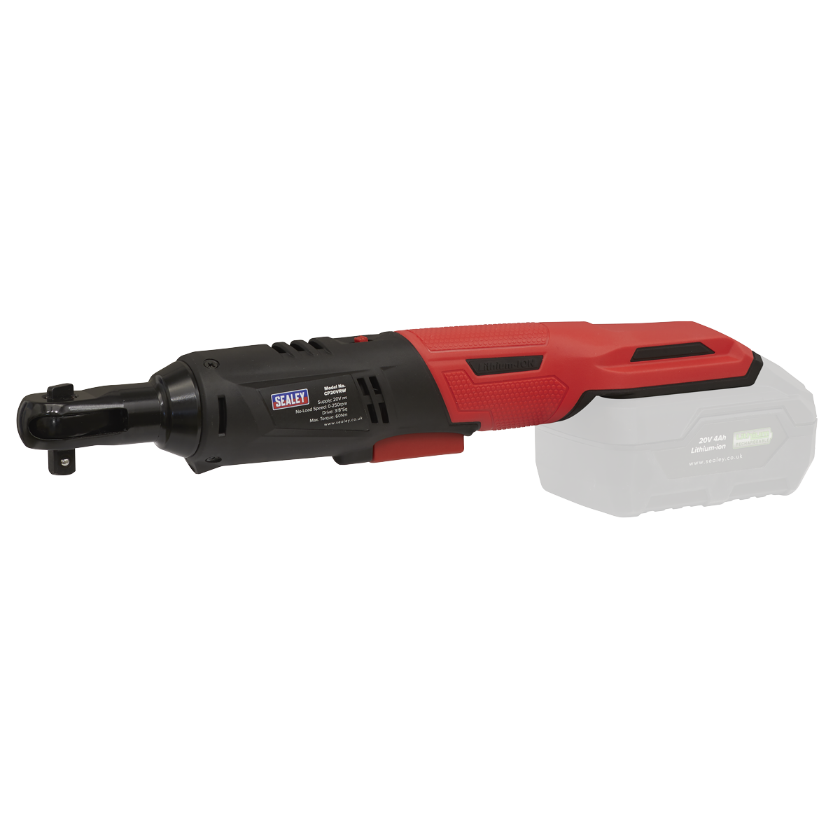 SV20 Series 3/8"Sq Drive Ratchet Wrench 60Nm 20V - Body Only CP20VRW