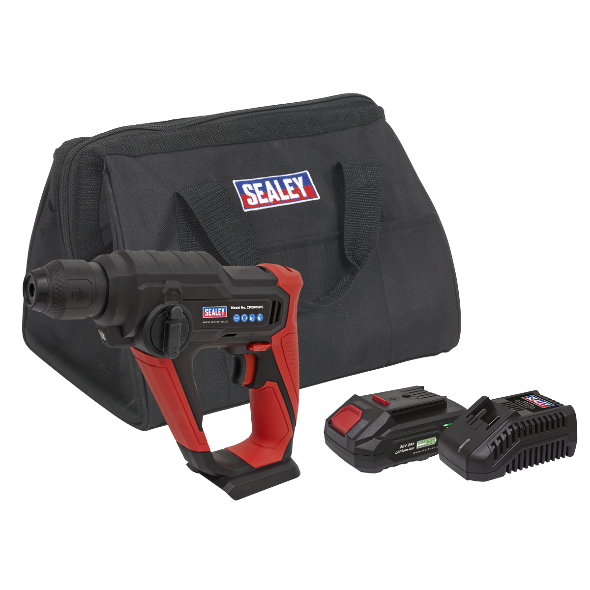SV20 Series SDS Plus Cordless Rotary Hammer Drill Kit 20V 2Ah CP20VSDSKIT1