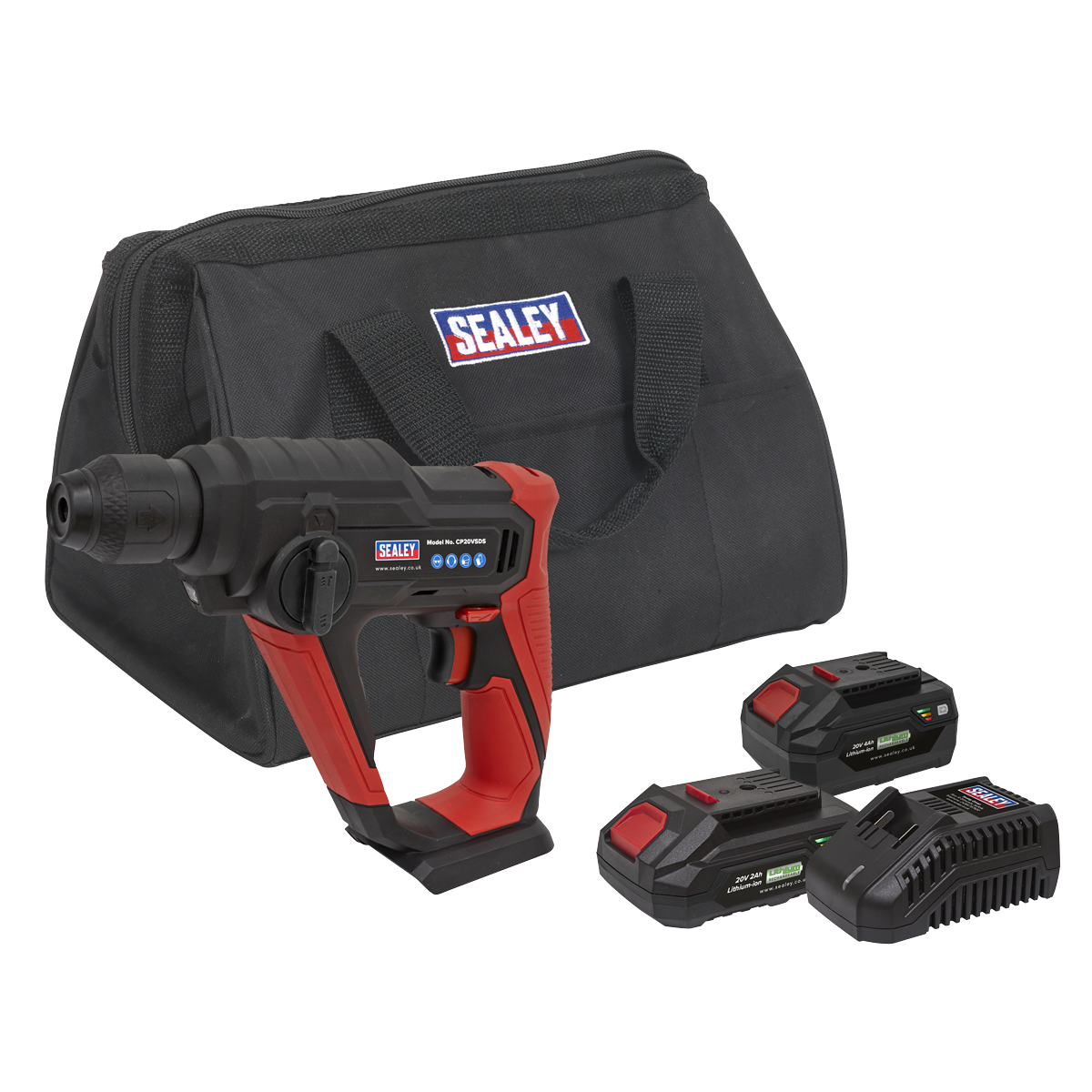 SV20 Series SDS Plus Cordless Rotary Hammer Drill Kit 20V - 2 Batteries CP20VSDSKIT