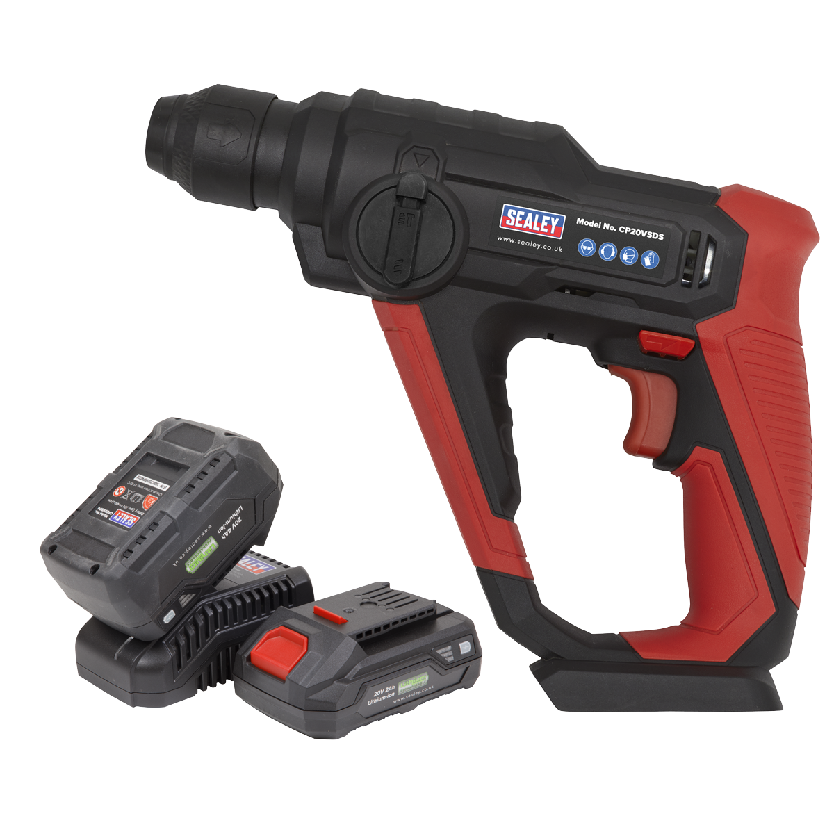 SV20 Series SDS Plus Cordless Rotary Hammer Drill Kit 20V - 2 Batteries CP20VSDSKIT