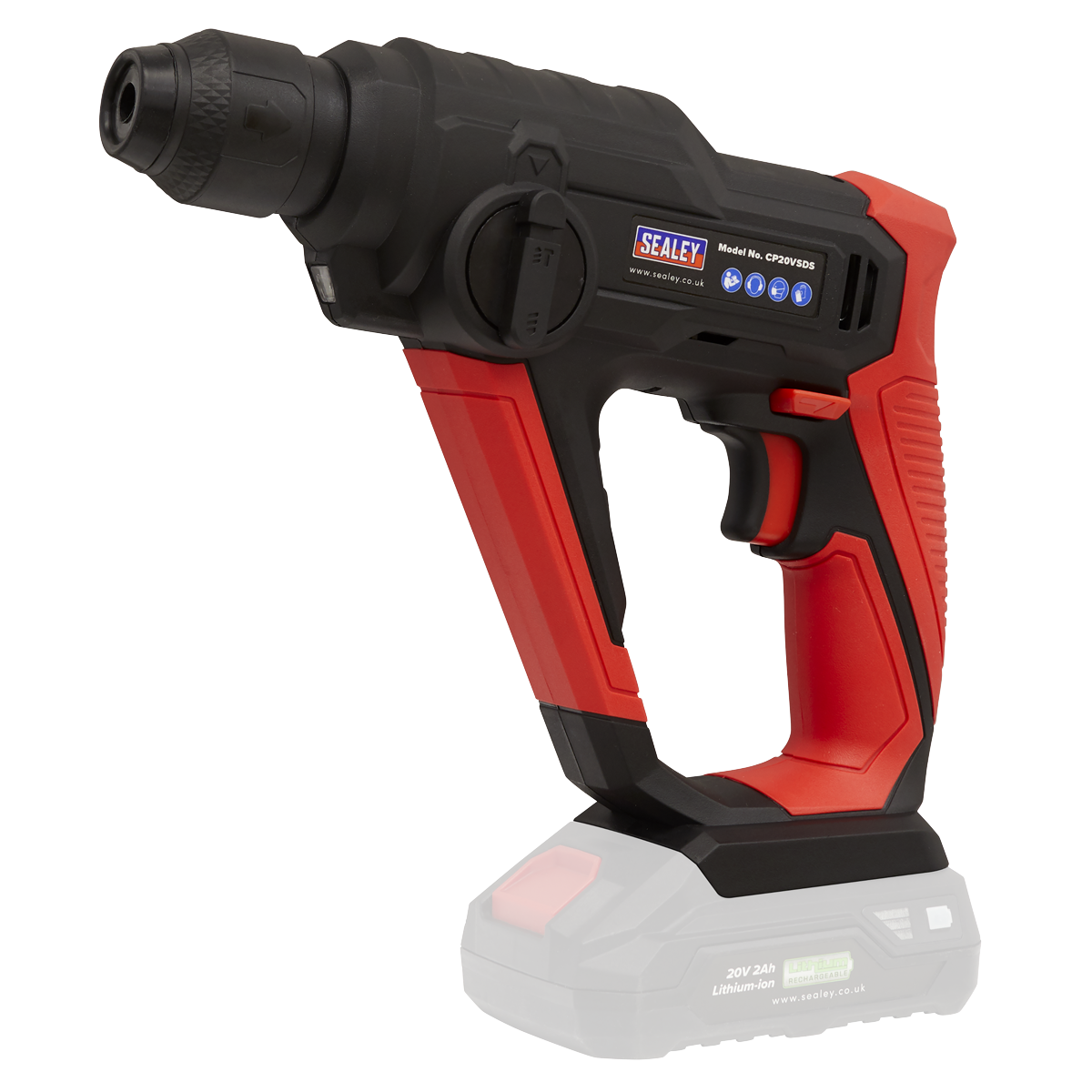SV20 Series SDS Plus Cordless Rotary Hammer Drill Kit 20V 2Ah CP20VSDSKIT1