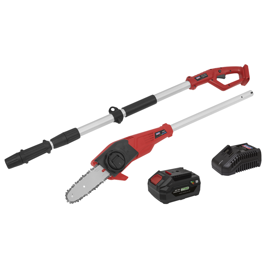 SV20 Series 20cm Cordless Telescopic Chainsaw Kit 20V 4Ah CP20VTP02