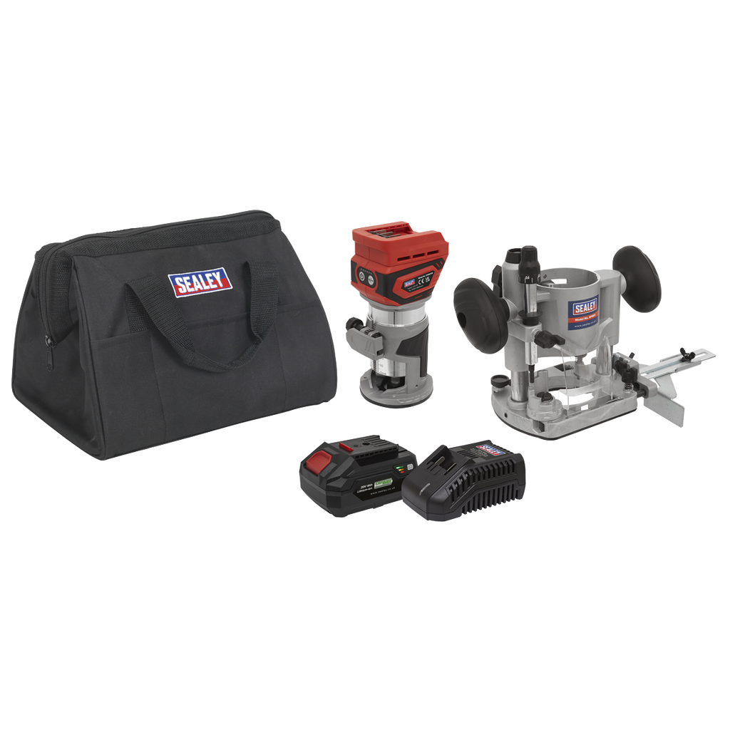 SV20 Series Cordless Trimming Router Kit 20V 4Ah CP20VTRKIT1