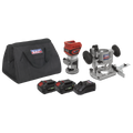 SV20 Series Cordless Trimming Router Kit 20V 4Ah - 2 Batteries CP20VTRKIT