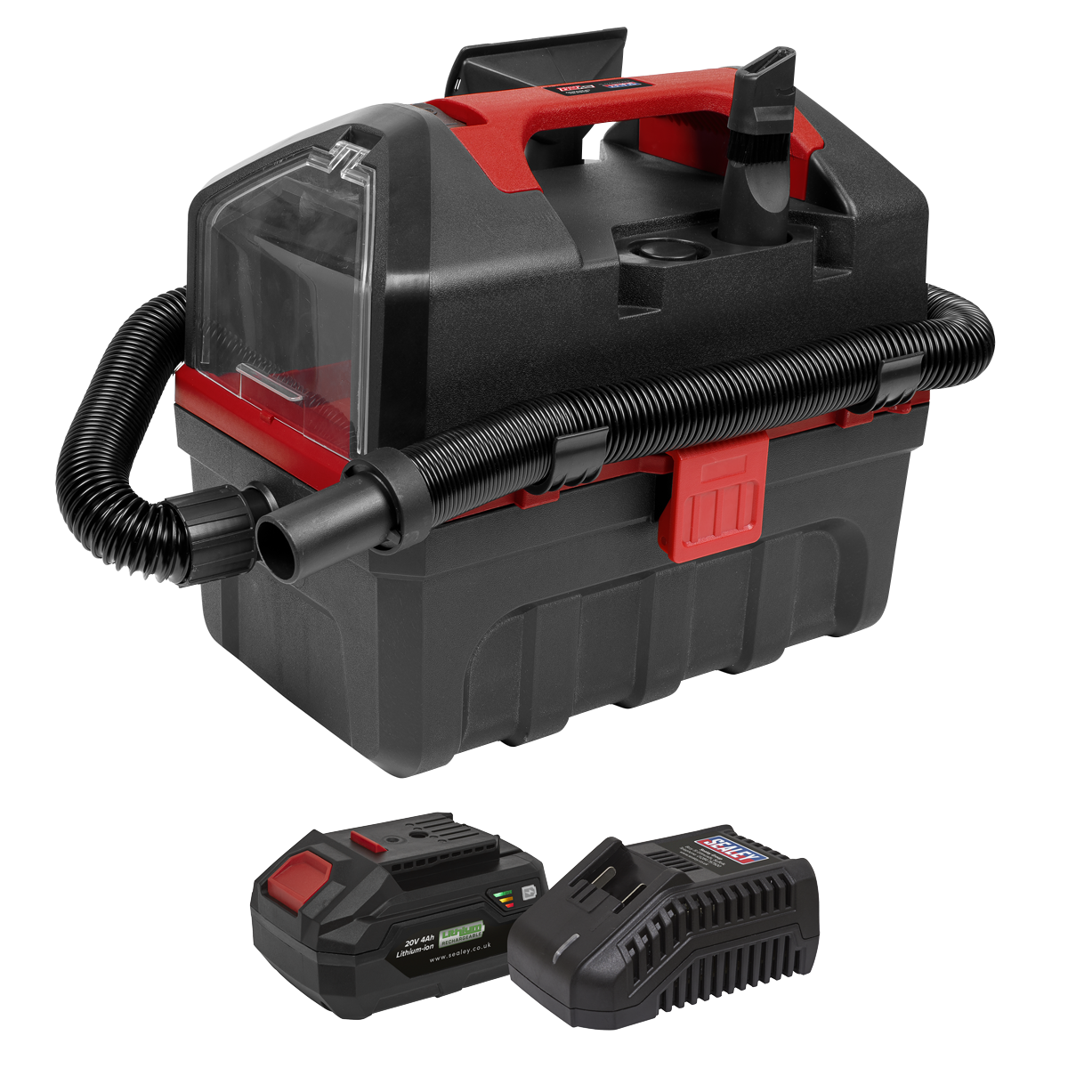 SV20 Series 10L Cordless Wet & Dry Vacuum Kit 20V 4Ah CP20VWDVKIT1