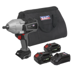 SV20 Series Brushless Cordless Impact Wrench Kit 20V 4Ah - 2 Batteries CP20VXIWKIT1