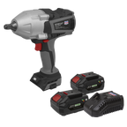 SV20 Series Brushless Cordless Impact Wrench Kit 20V 4Ah - 2 Batteries CP20VXIWKIT1