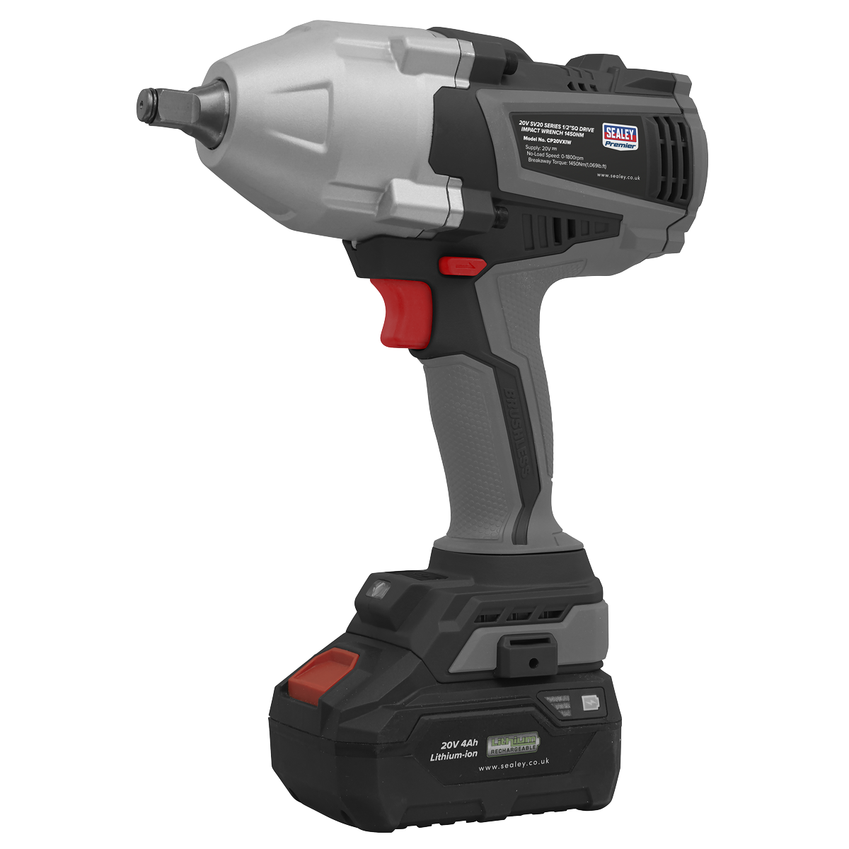 SV20 Series 1/2"Sq Drive Brushless Cordless Impact Wrench 20V - Body Only CP20VXIW