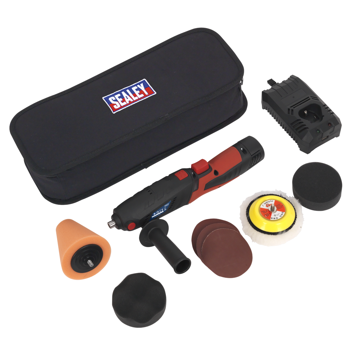 Cordless Mini Sander/Polisher Kit 75mm 12V CP2812V