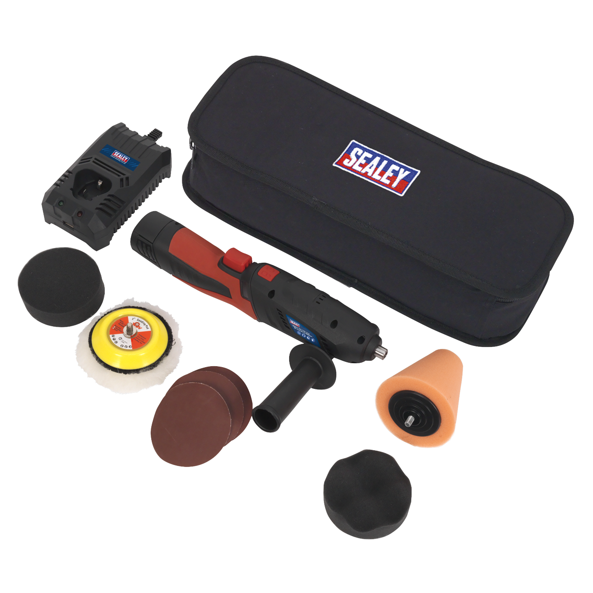 Cordless Mini Sander/Polisher Kit 75mm 12V CP2812V