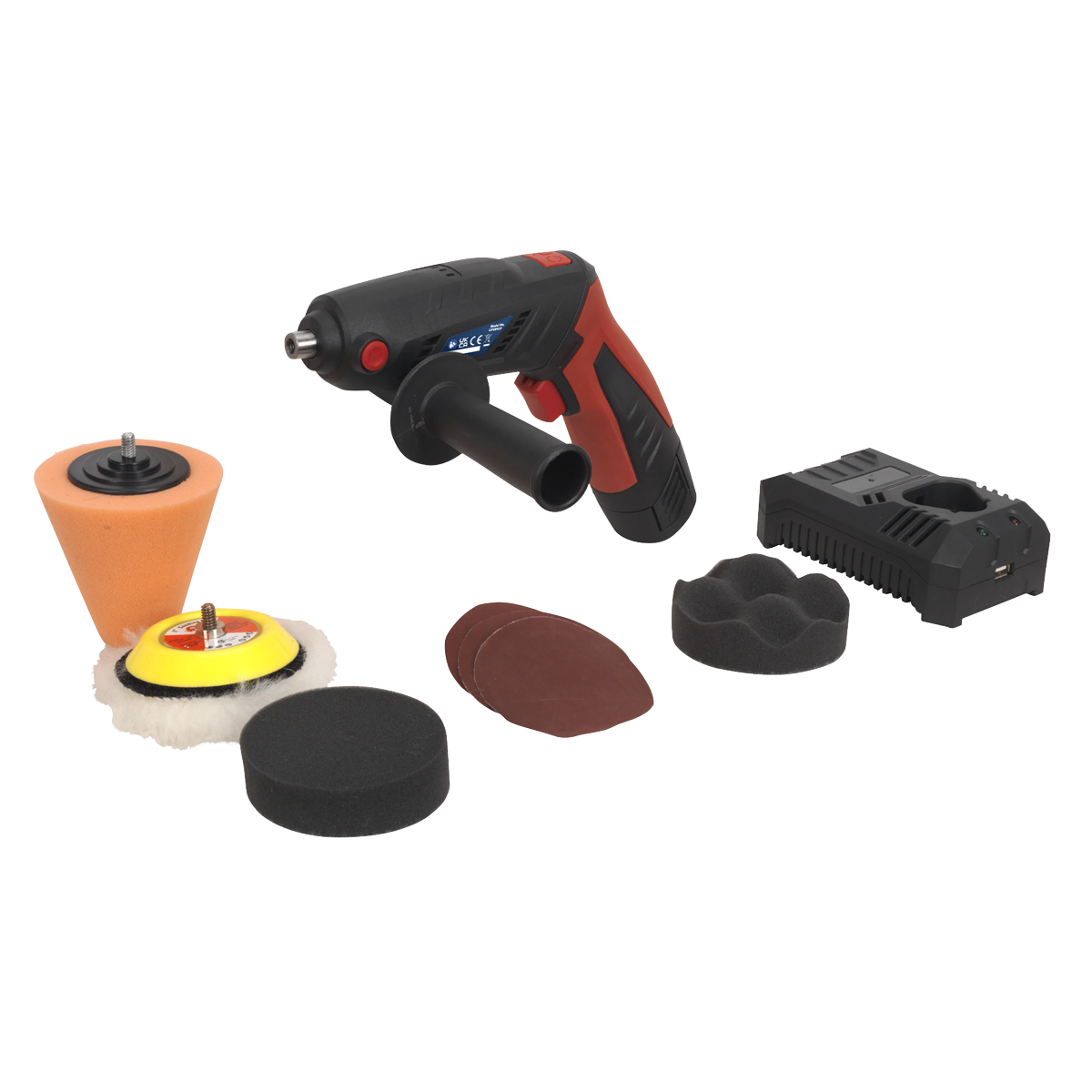 Cordless Mini Sander/Polisher Kit 75mm 12V CP2812V