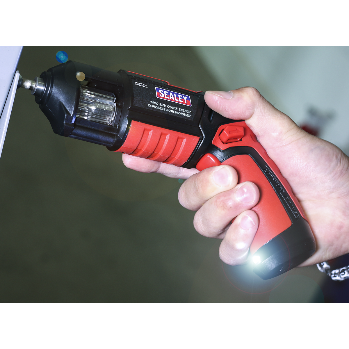 Cordless Quick Select Screwdriver 3.7V 14pc CP36MS