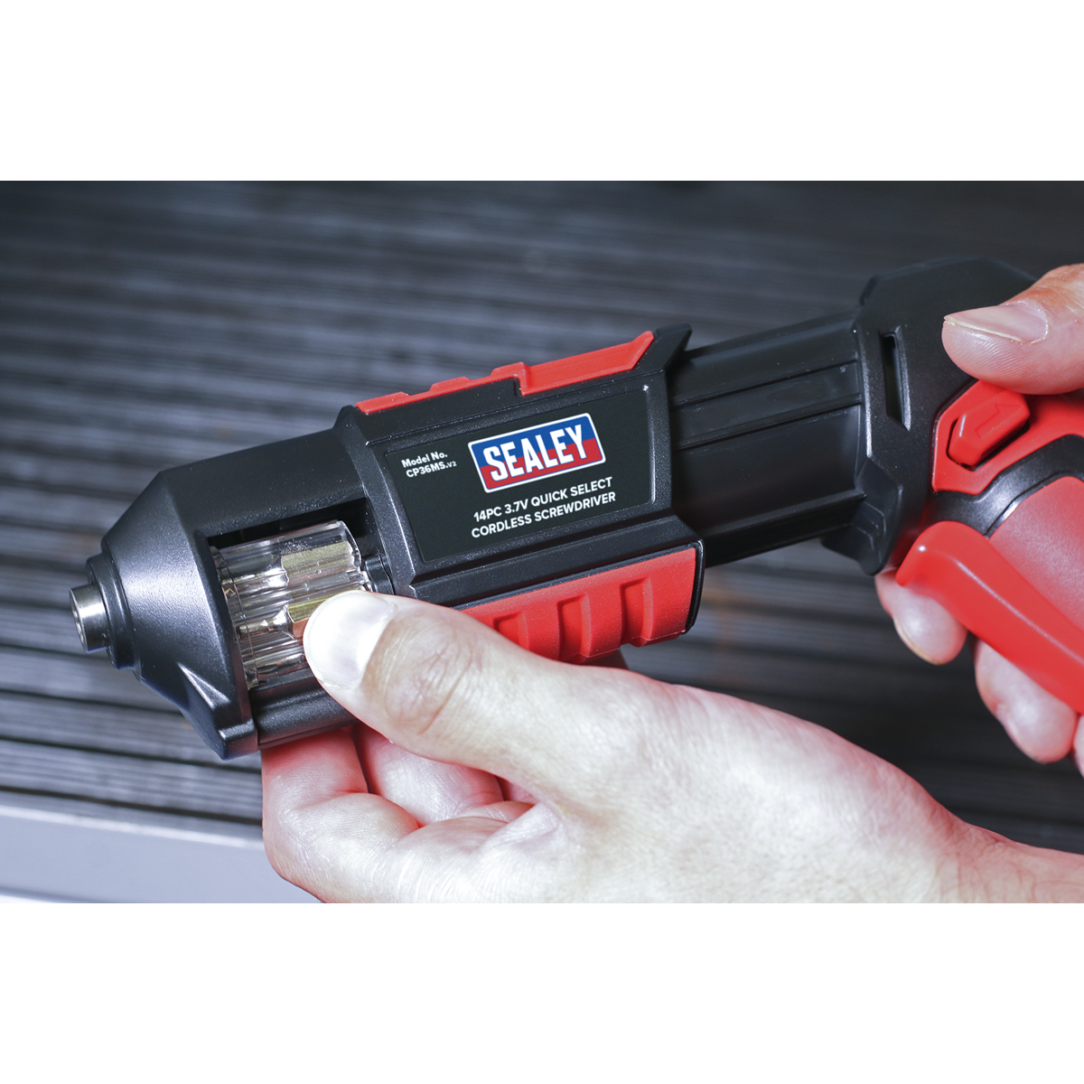 Cordless Quick Select Screwdriver 3.7V 14pc CP36MS