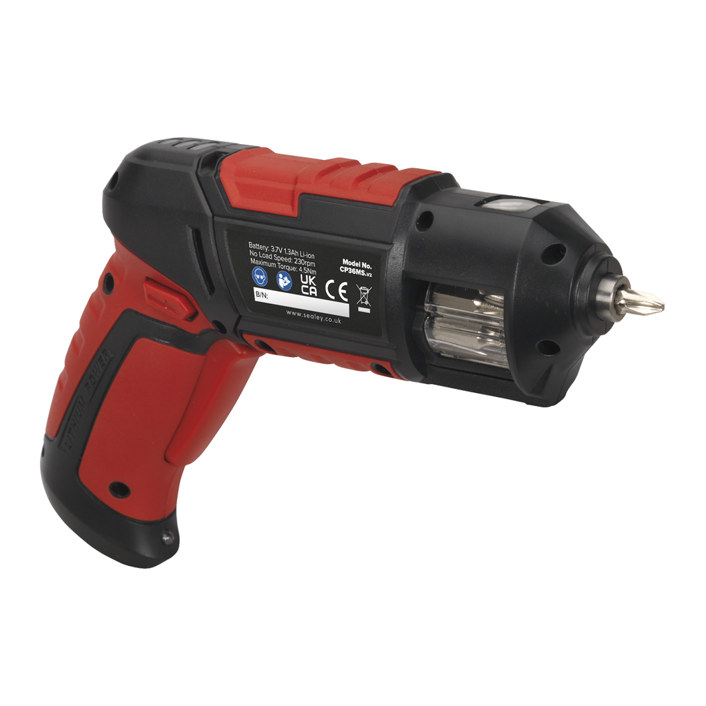 Cordless Quick Select Screwdriver 3.7V 14pc CP36MS