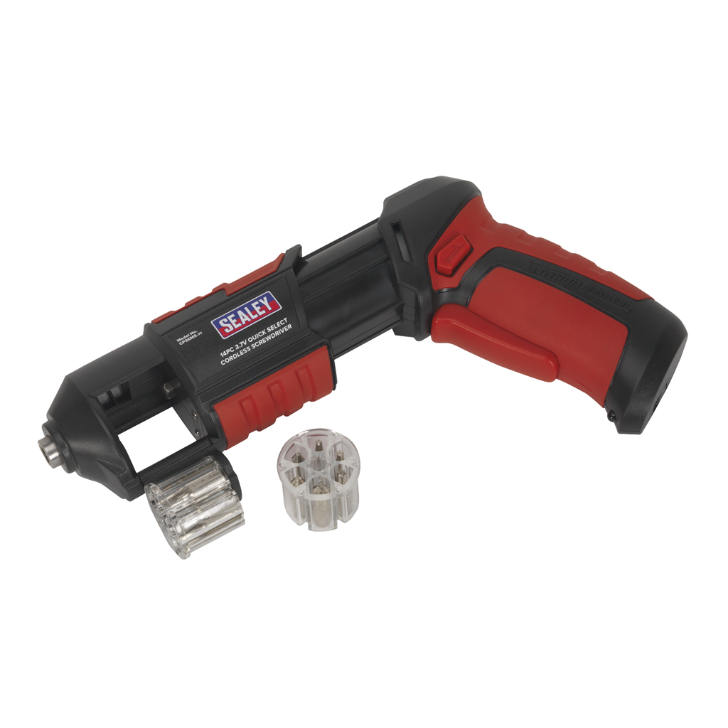 Cordless Quick Select Screwdriver 3.7V 14pc CP36MS