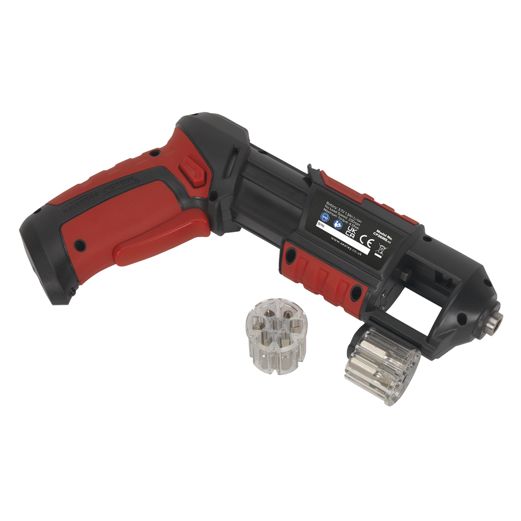 Cordless Quick Select Screwdriver 3.7V 14pc CP36MS