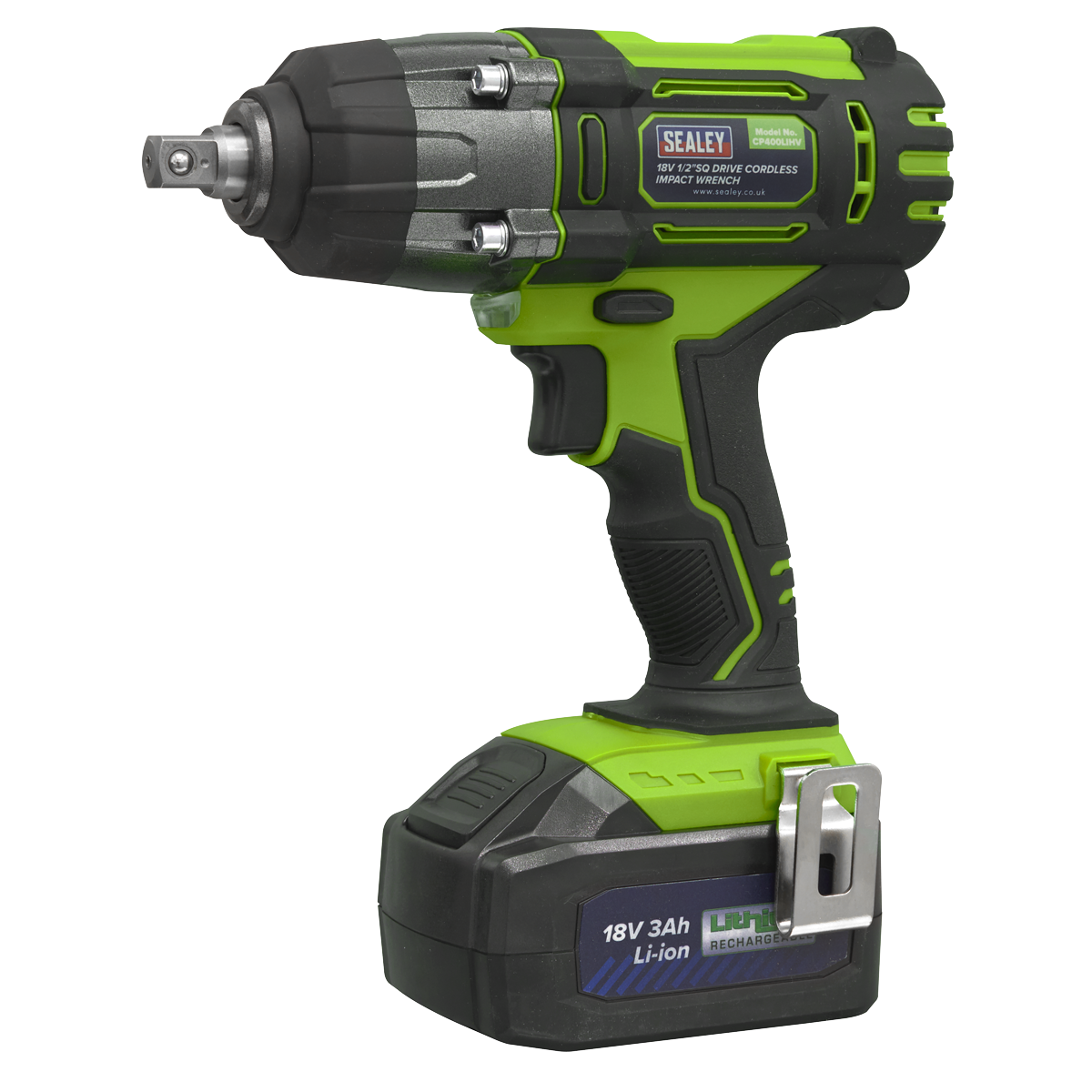 1/2"Sq Drive Hi-Vis Cordless Impact Wrench Euro 18V 3Ah CP400LIHVEU