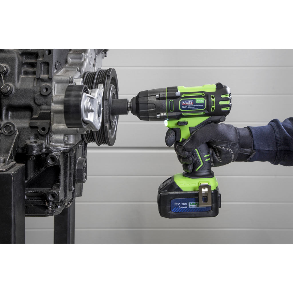 Trolley Jack & Cordless Impact Wrench Combo - Green 2001LEHVCOMBO