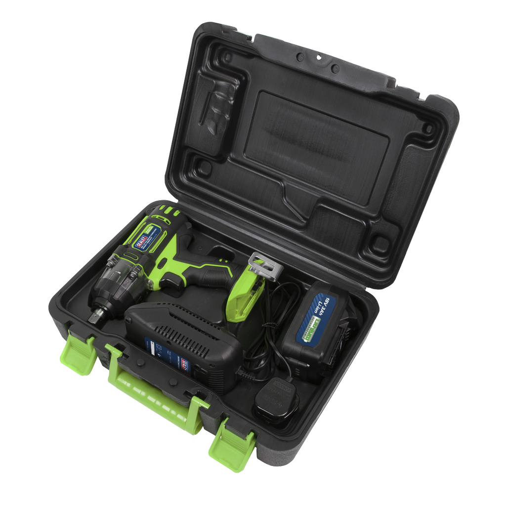 1/2"Sq Drive Hi-Vis Cordless Impact Wrench 18V 3Ah CP400LIHV