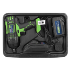 1/2"Sq Drive Hi-Vis Cordless Impact Wrench 18V 3Ah CP400LIHV