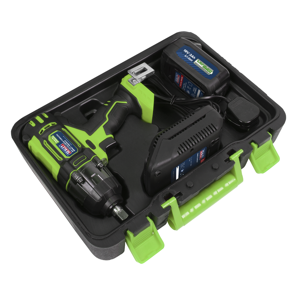 1/2"Sq Drive Hi-Vis Cordless Impact Wrench 18V 3Ah CP400LIHV