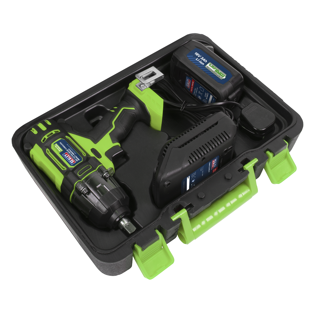 1/2"Sq Drive Hi-Vis Cordless Impact Wrench 18V 3Ah CP400LIHV