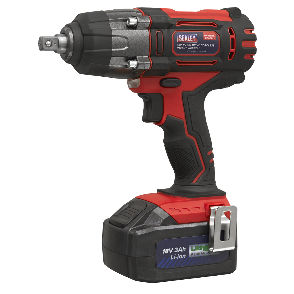1/2"Sq Drive Cordless Impact Wrench 18V 3Ah CP400LI