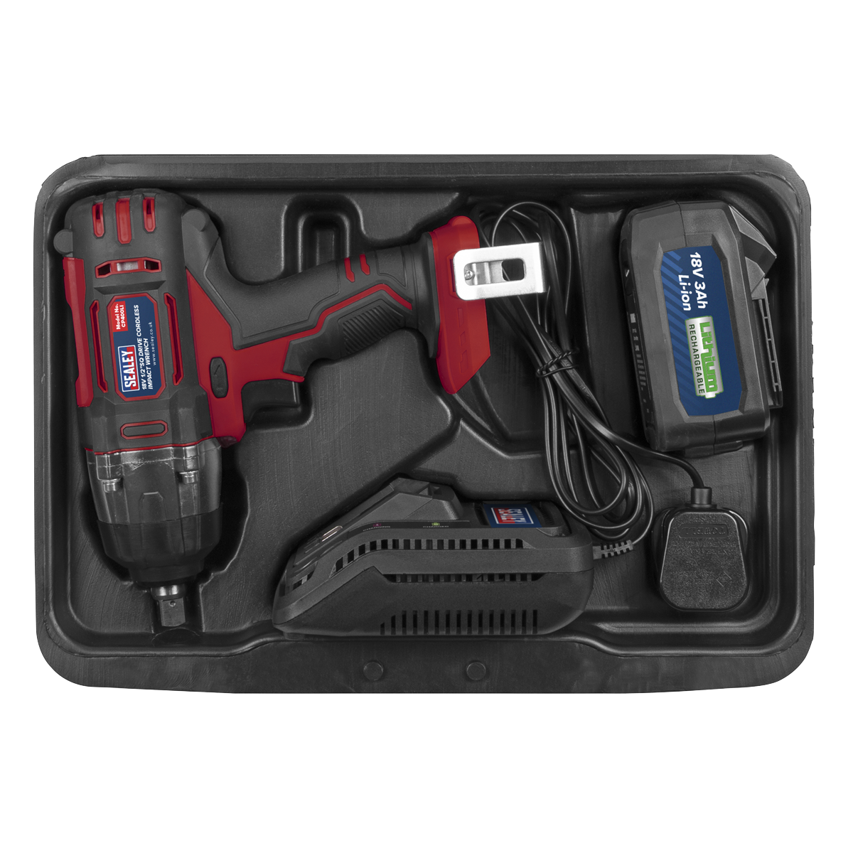 1/2"Sq Drive Cordless Impact Wrench 18V 3Ah CP400LI