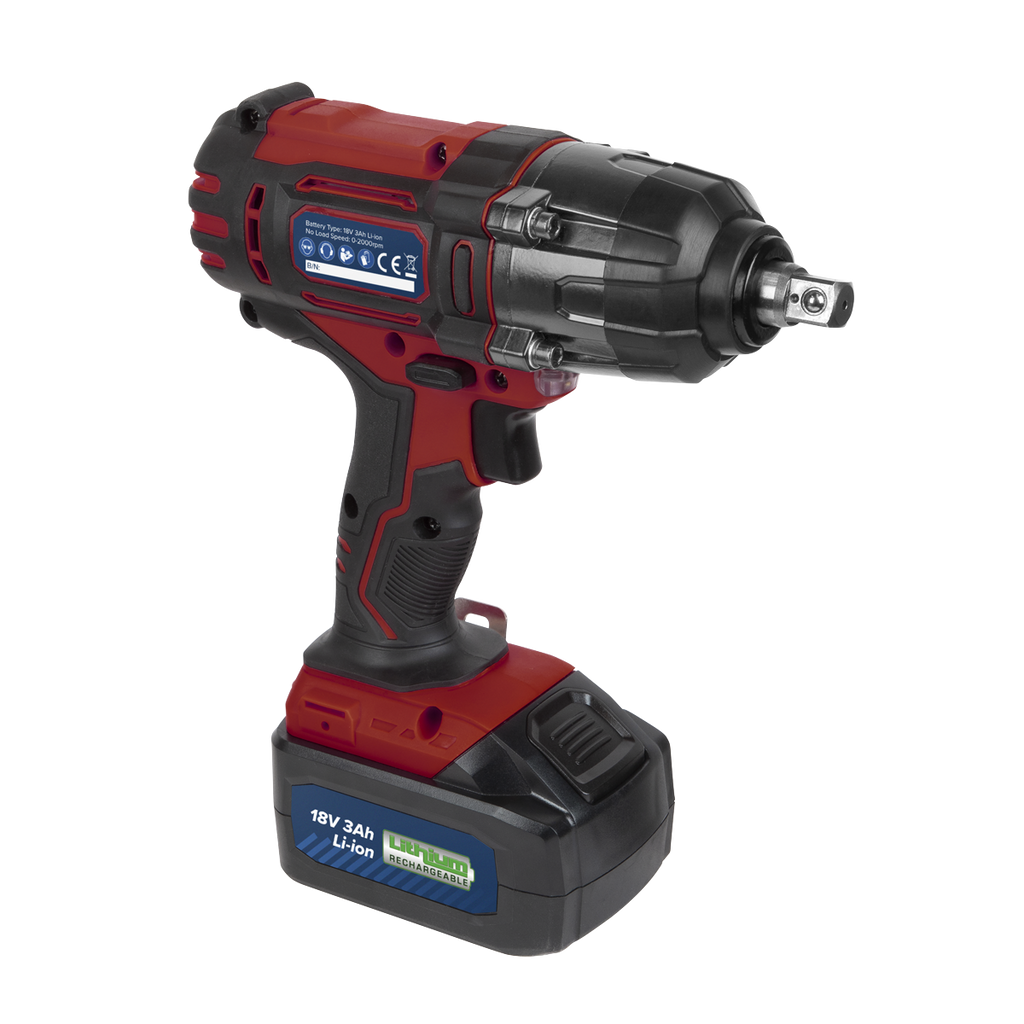 1/2"Sq Drive Cordless Impact Wrench 18V 3Ah CP400LI