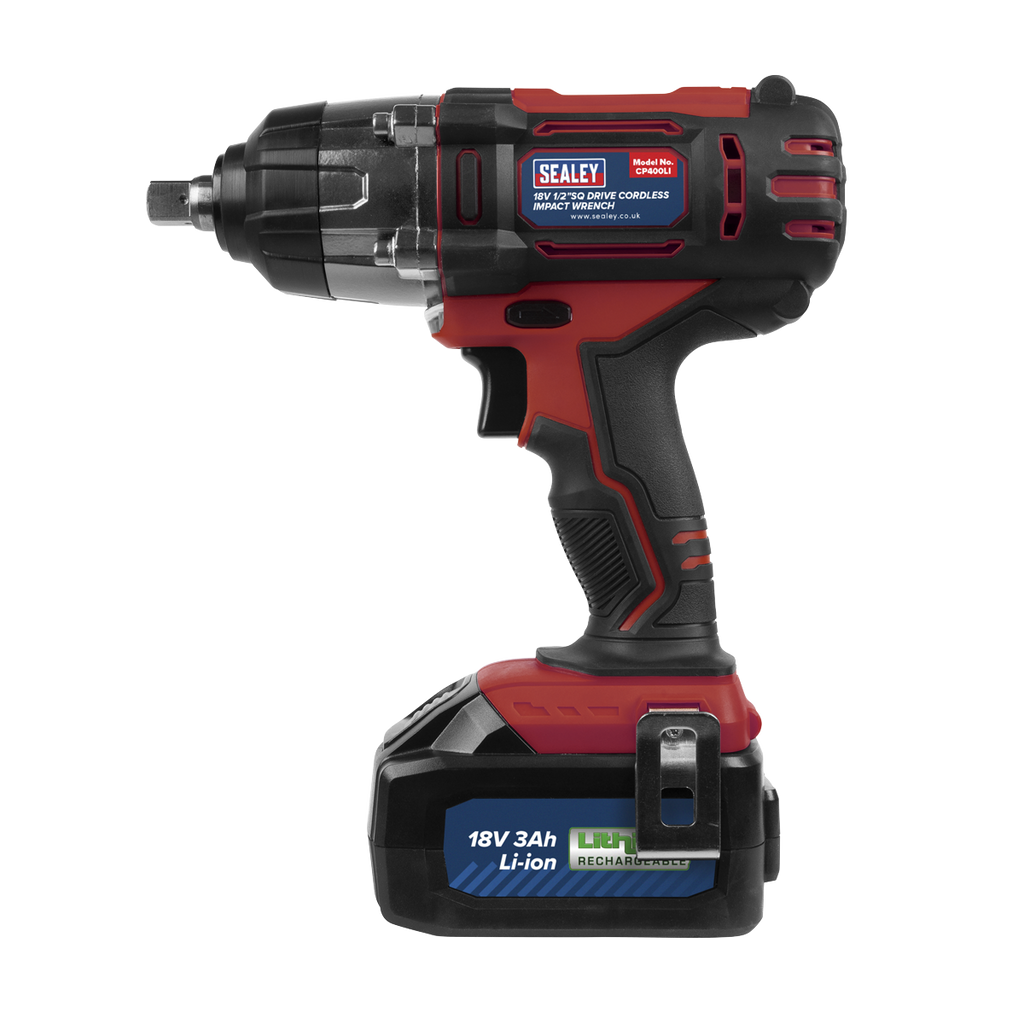 1/2"Sq Drive Cordless Impact Wrench 18V 3Ah CP400LI