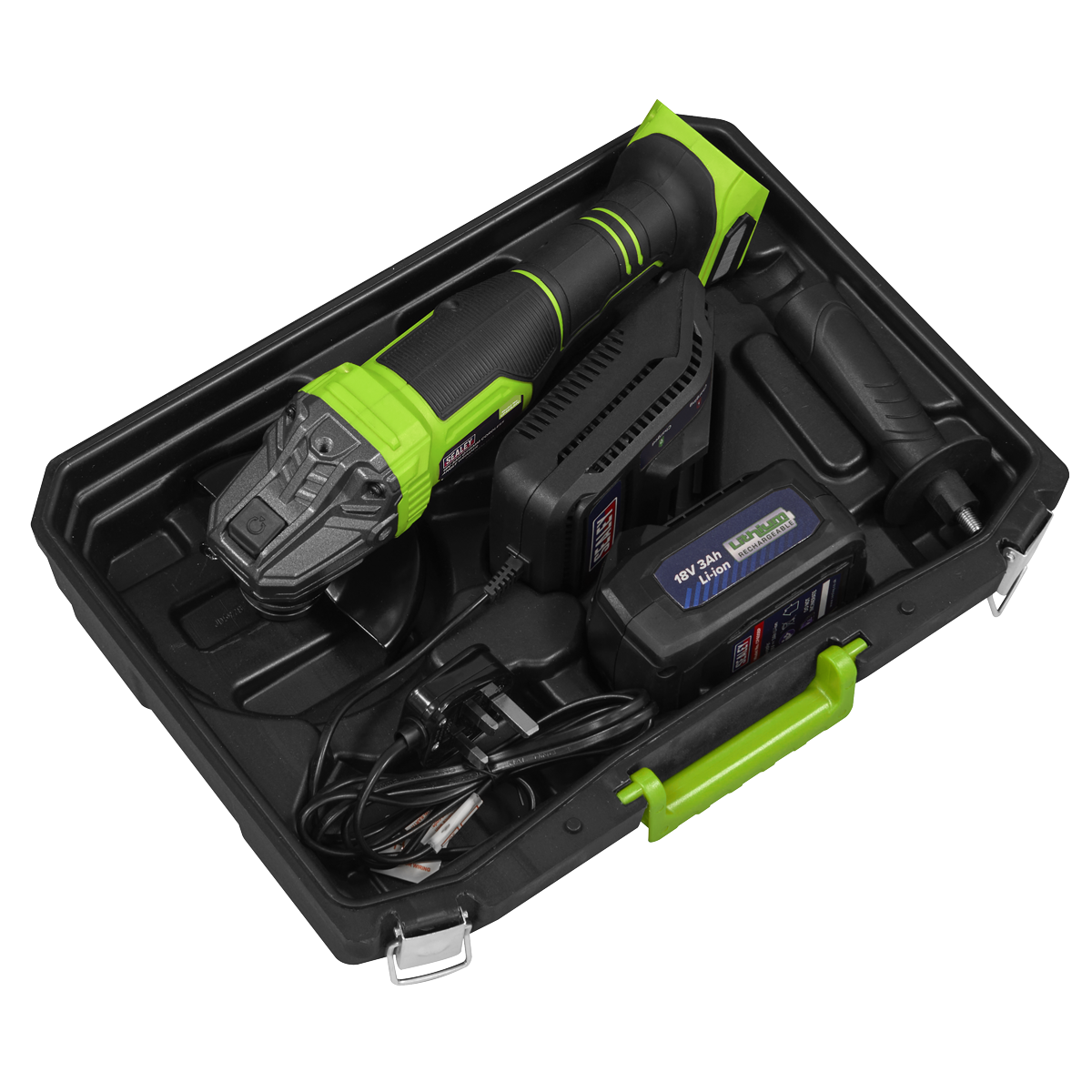 115mm Cordless Angle Grinder 18V 3Ah - Green CP401LIHV