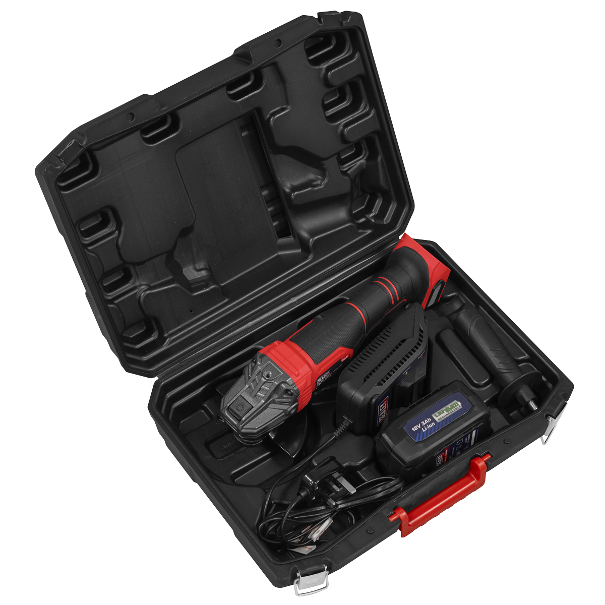 115mm Cordless Angle Grinder 18V 3Ah - Red CP401LI