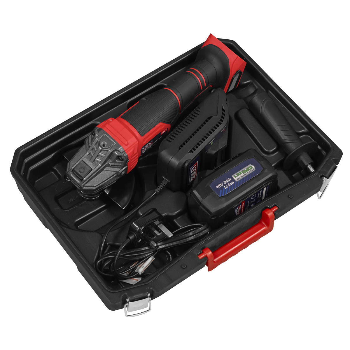 115mm Cordless Angle Grinder 18V 3Ah - Red CP401LI