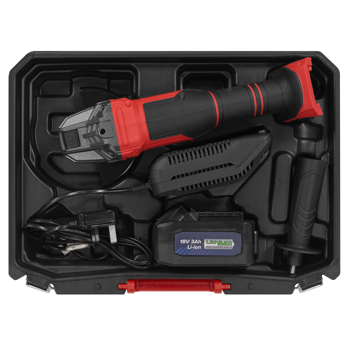 115mm Cordless Angle Grinder 18V 3Ah - Red CP401LI