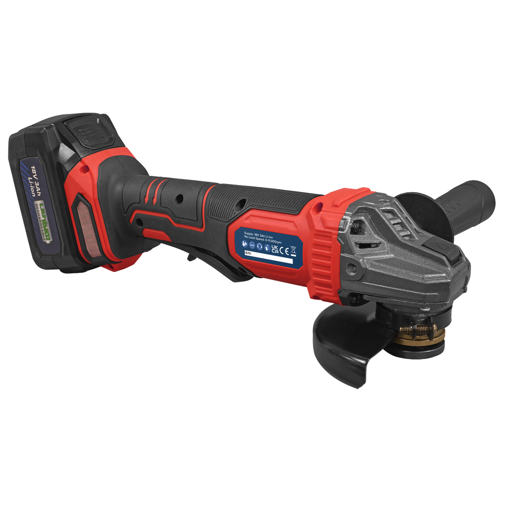 115mm Cordless Angle Grinder 18V 3Ah - Red CP401LI