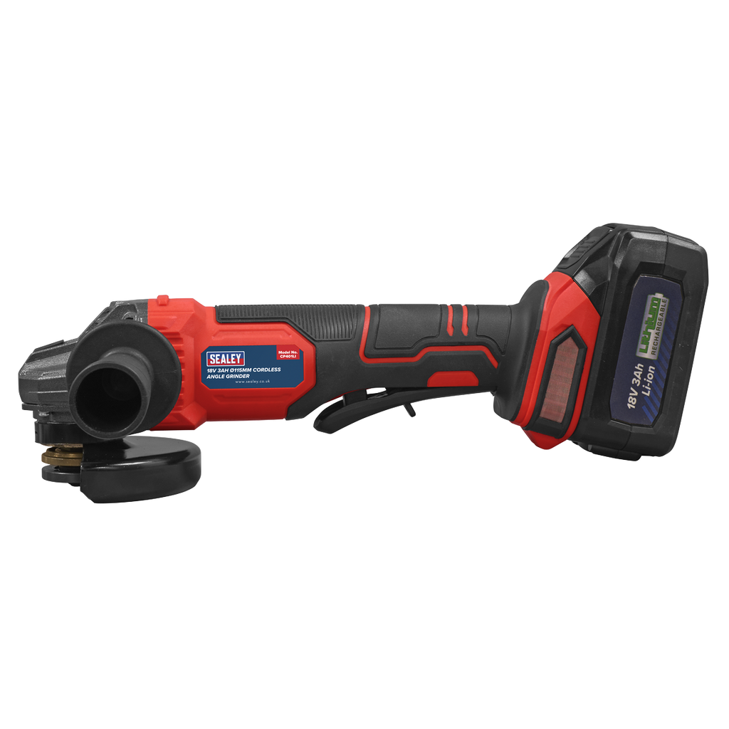 115mm Cordless Angle Grinder 18V 3Ah - Red CP401LI