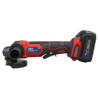 115mm Cordless Angle Grinder 18V 3Ah - Red CP401LI