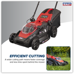 SV20 Series 40cm Cordless Lawn Mower Kit 40V 4Ah - 2 Batteries CP40VLMKIT