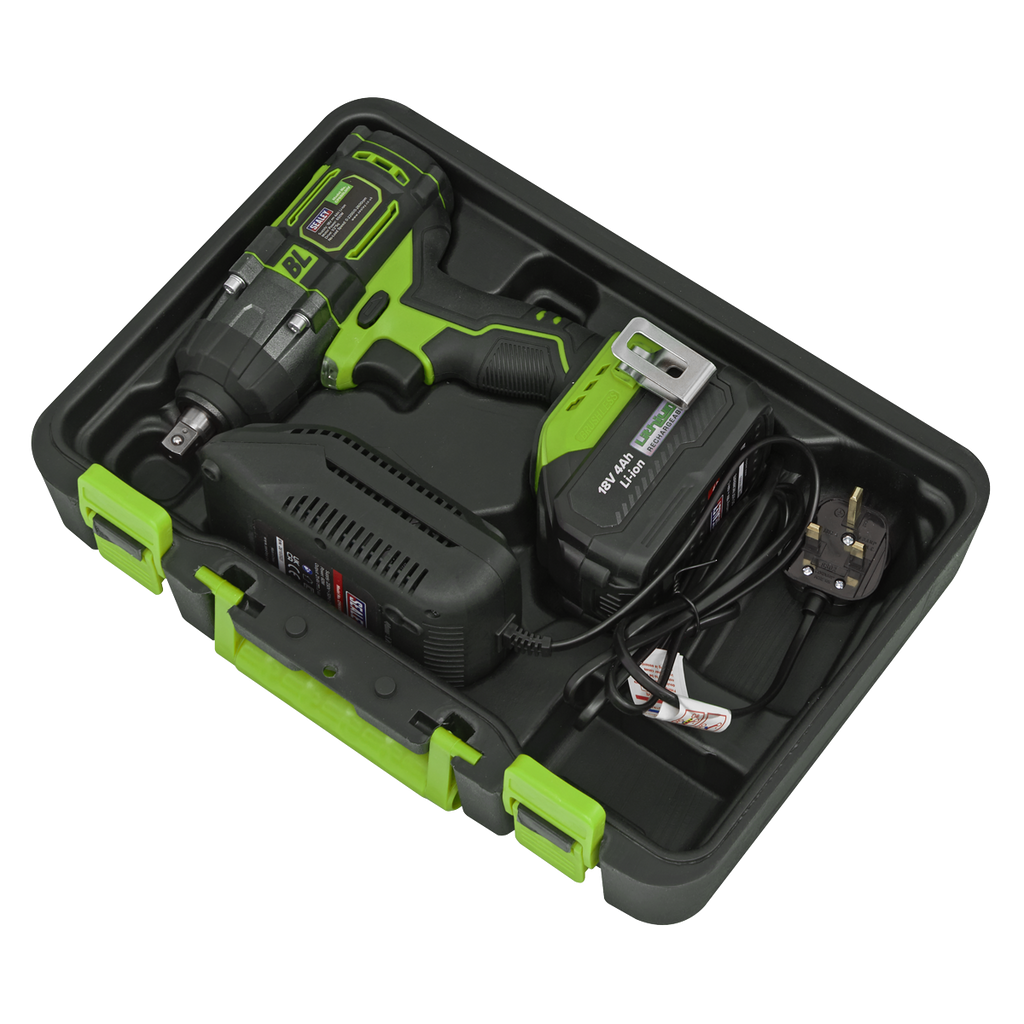 1/2"Sq Drive Cordless Brushless Impact Wrench 18V 4Ah CP650LIHV