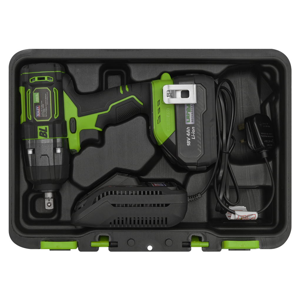 1/2"Sq Drive Cordless Brushless Impact Wrench 18V 4Ah CP650LIHV